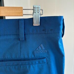 Adidas Blue Flat Front Chino Activewear Golf Tech Pants Mens 34x31 (Tag 32)